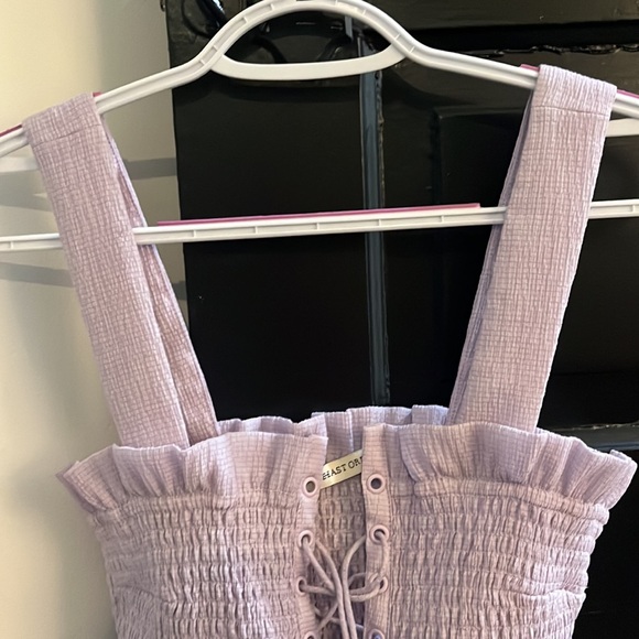 The E-East order pale purple ruffle top - Picture 3 of 3